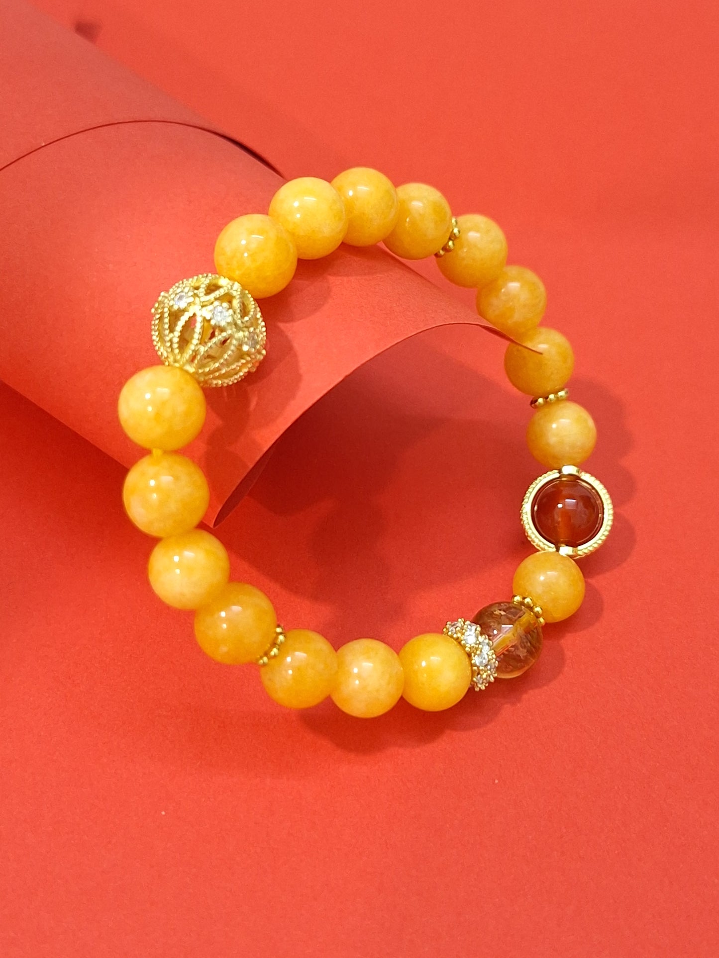 Golden Harmony Energy Bracelet