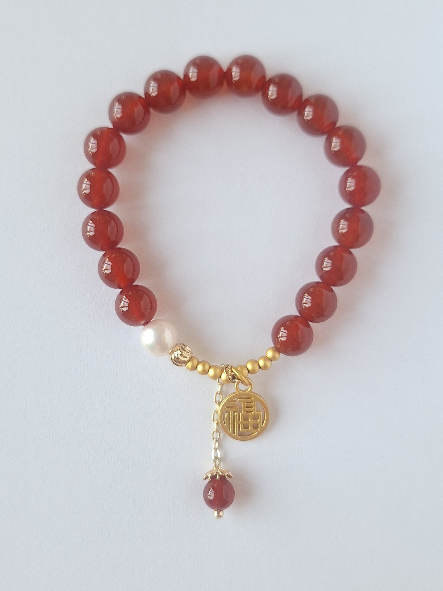 Peaceful Blessing Bracelet "红福平安"