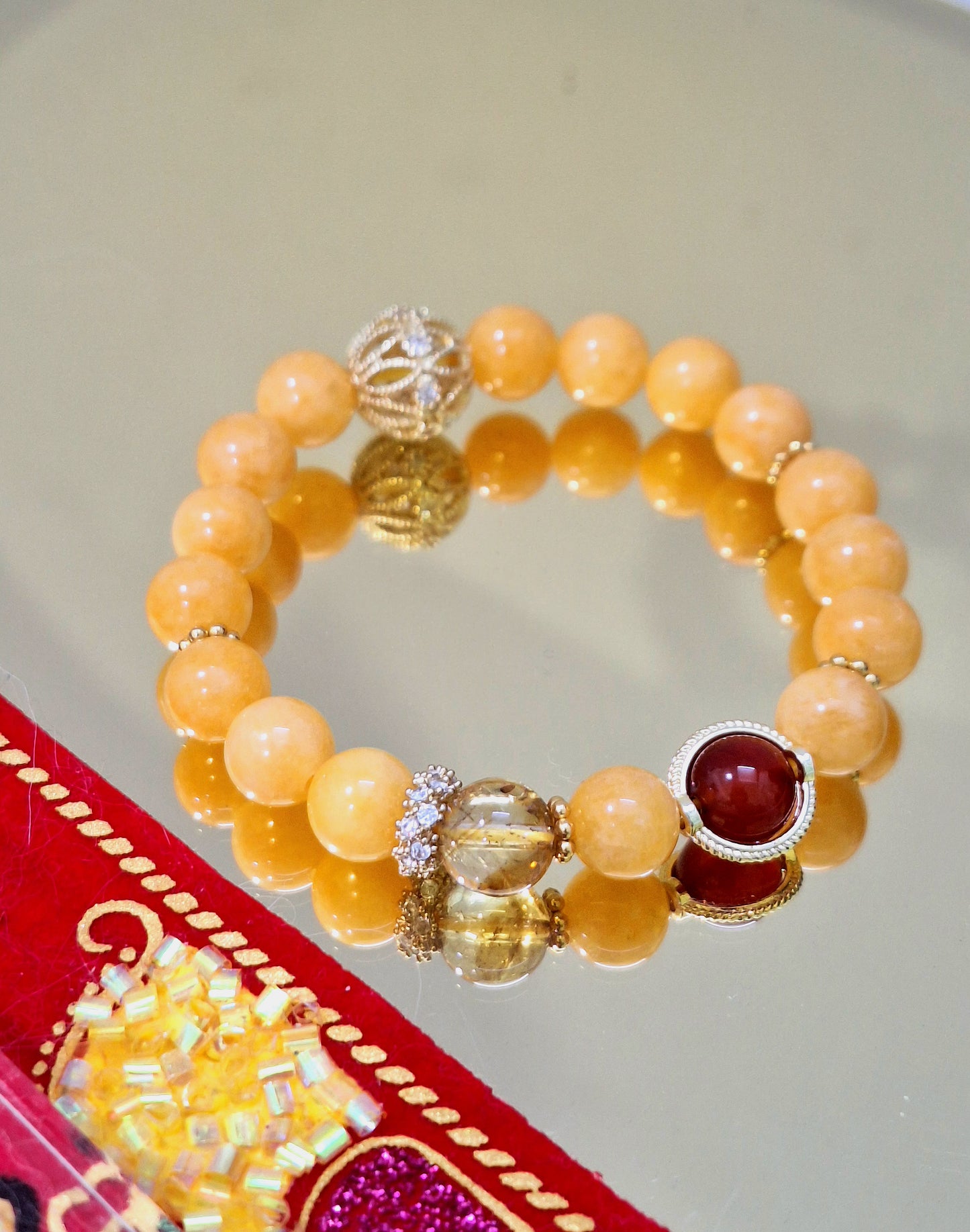 Golden Harmony Energy Bracelet